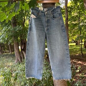 Citizens Of Humanity Light Blue Cropped Jeans